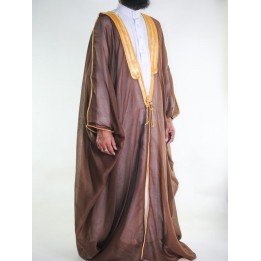 Bisht saoudien marron