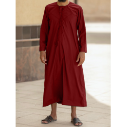 Qamis Emirati Prune - Coton