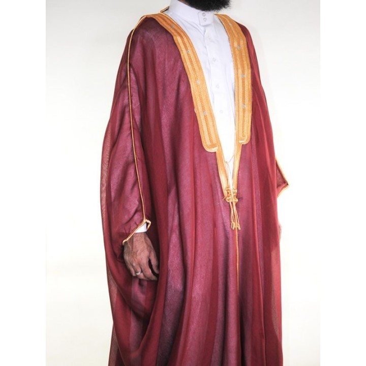 copy of Saudischer Bisht Off-White und Gold