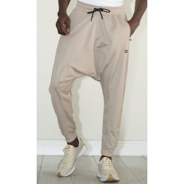 Sarouel Jogging Léger Beige - Qabail