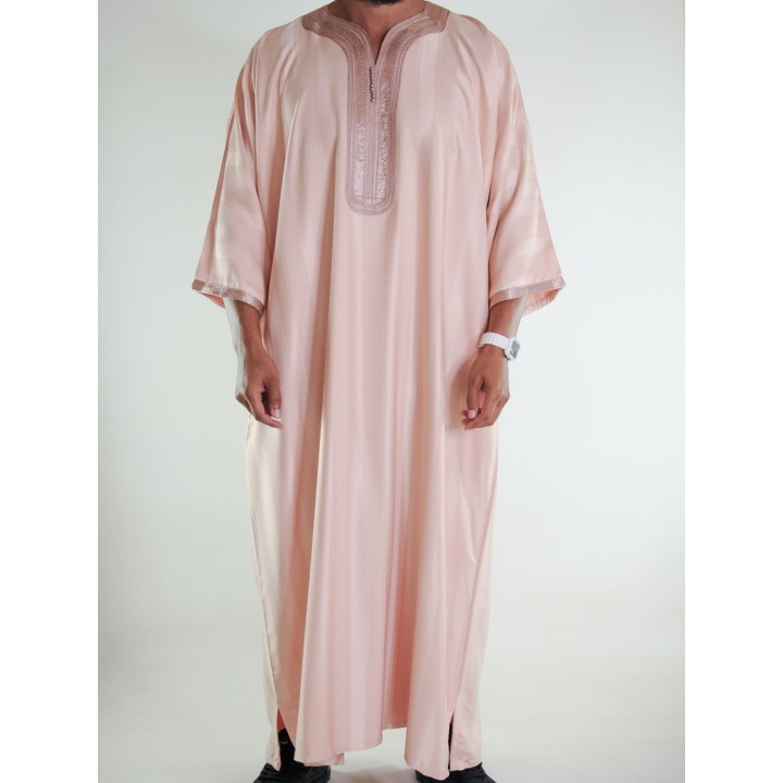 Gandoura marocaine jawhara - saumon