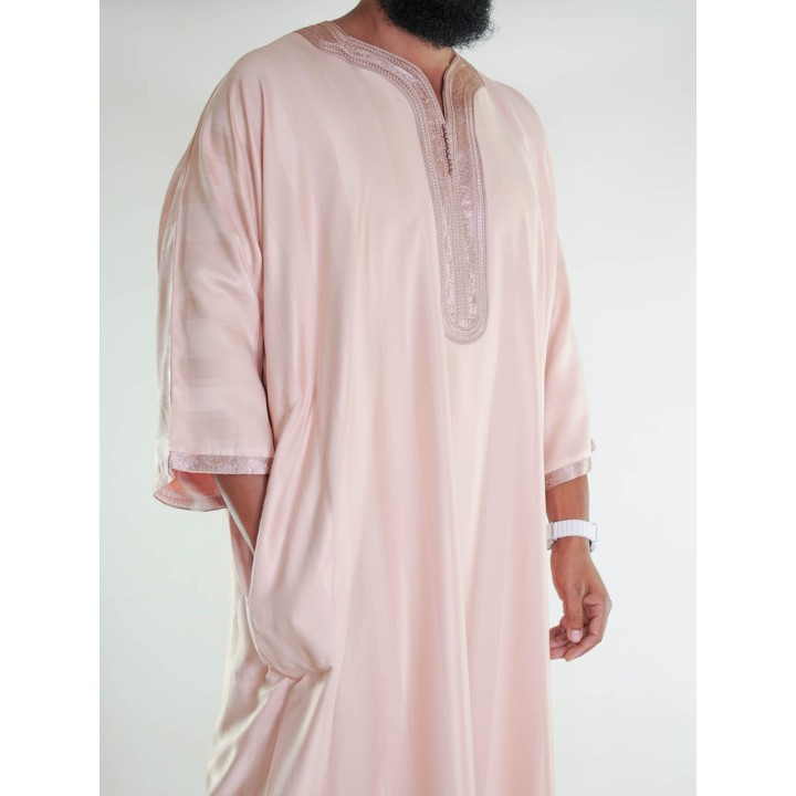 Gandoura marocaine jawhara - saumon