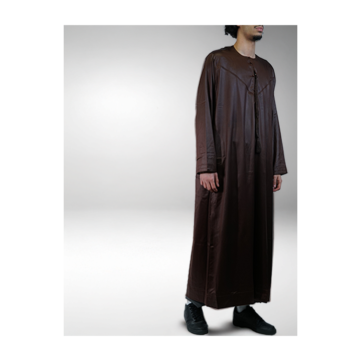 Qamis Emirati Weiß - Satin Precious