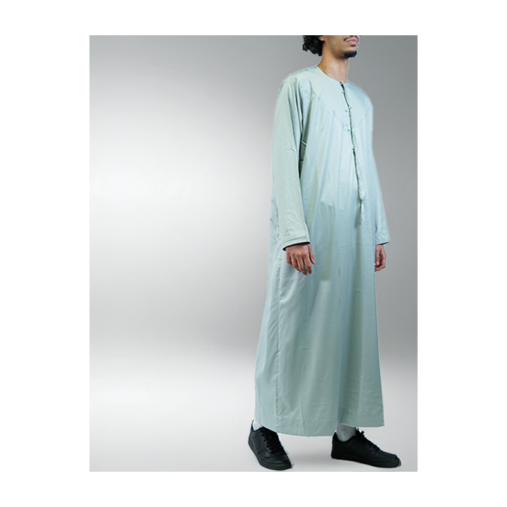 Qamis Emirati Weiß - Satin Precious