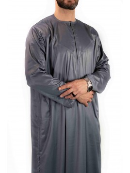 Qamis Emirati Dunkelgrau -...
