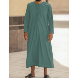 Qamis Emirati vieux vert - Coton