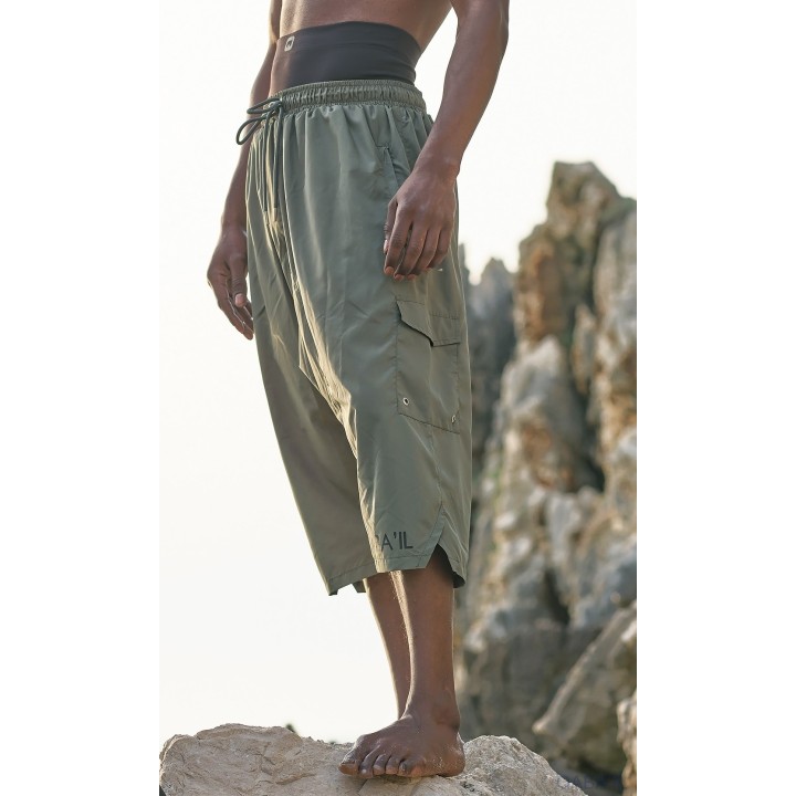 Sarouel de bain - kaki - Qabail