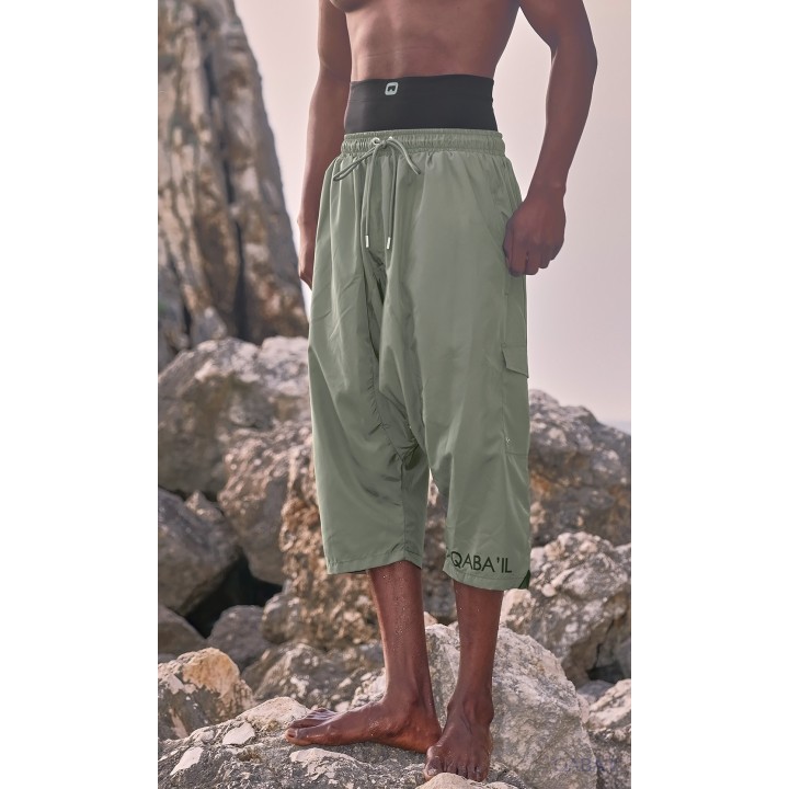 Sarouel de bain - kaki - Qabail