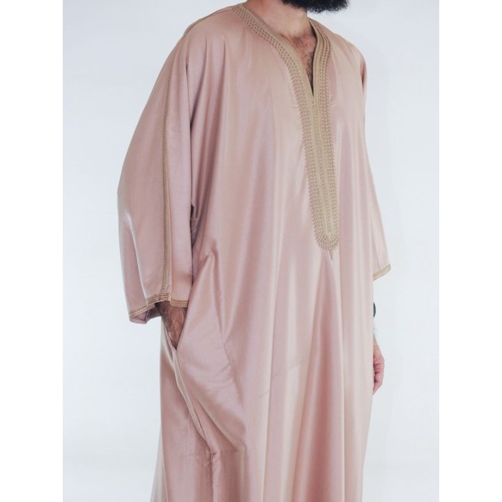 Gandoura marocaine Amir - taupe