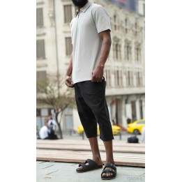 Bermuda-Harouel Stretch-Jeans 5211 schwarz - Qabail