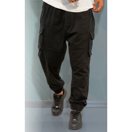 Sarouel cargo - noir - Wassat