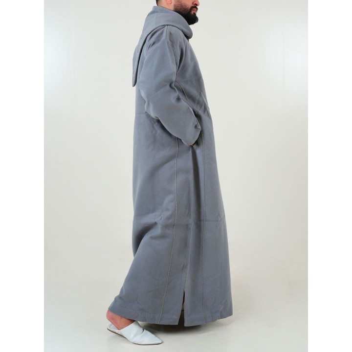 Djellaba marocaine Cachemire - gris