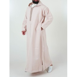 Marokkanische Djellaba aus Kaschmir - beige