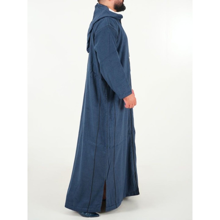Marokkanische Djellaba Mlifa - blau
