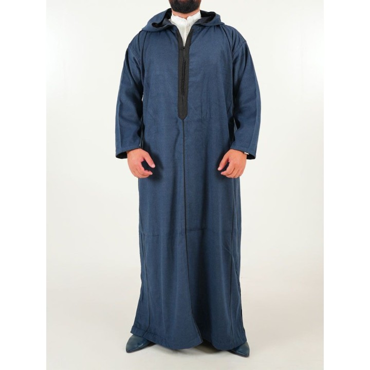 Marokkanische Djellaba Mlifa - blau