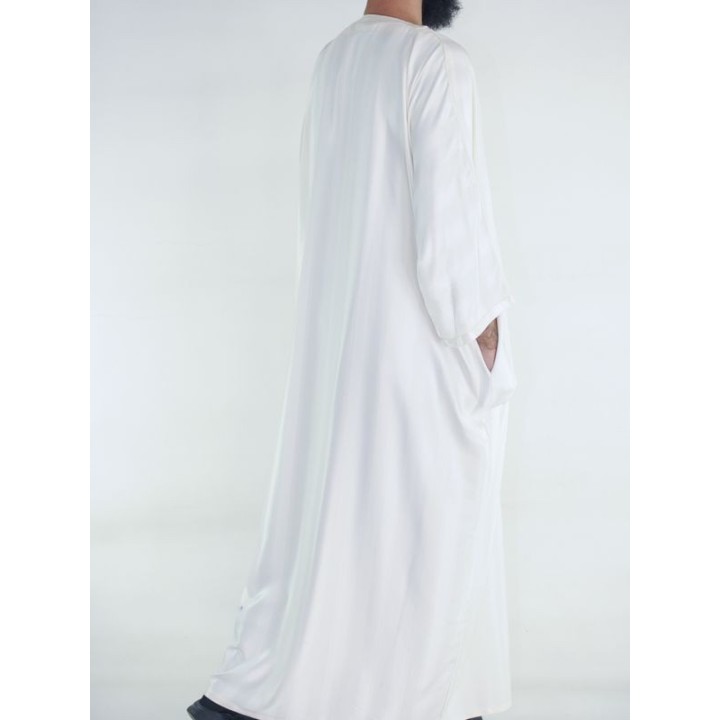 Marokkanische Gandoura Amir - Off-White