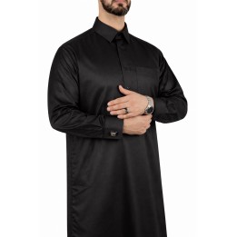 Qamis Qatari schwarz