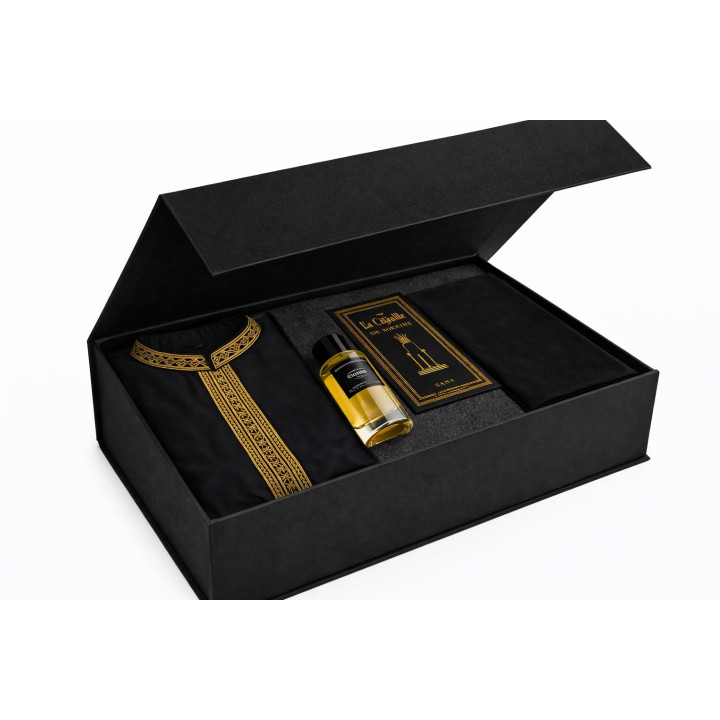 Coffret Qamis Privé Sultan Noir / Doré