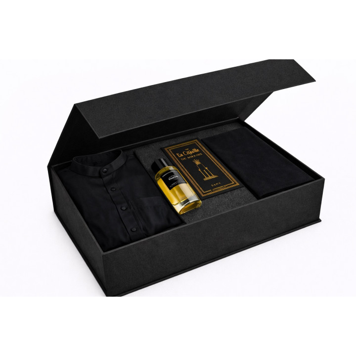 Qamis Privates Saudi-Arabisches Set Schwarz