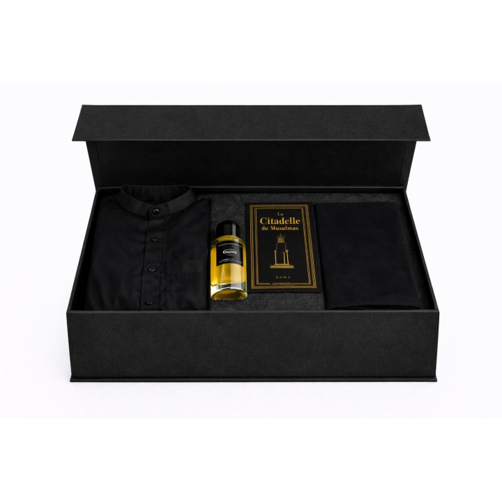 Qamis Privates Saudi-Arabisches Set Schwarz