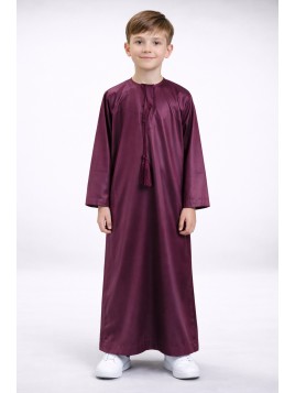 Qamis emirati enfant satiné...