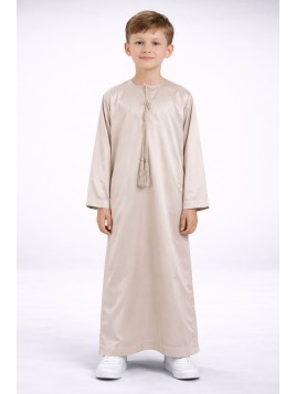Qamis emirati enfant satiné...