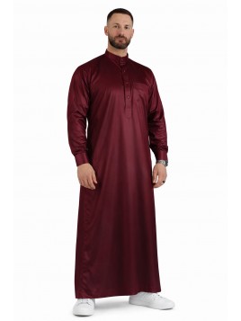Qamis Saoudien Bordeaux -...
