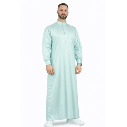 Qamis Saoudien Bordeaux - Satiné Precious