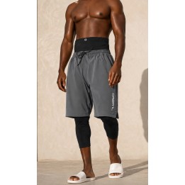 Sarouel swimshort de bain anthracite - Qabail
