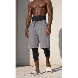Sarouel Swimshort hellgrau - Qabail