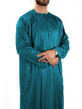 Qamis Emirati Vert Bleuté -...