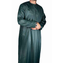 Qamis Emirati Grün Flasche - Satin Precious