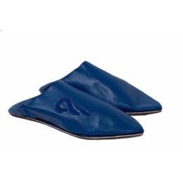 Marokkanische Babouche für Männer -Blau