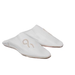 Babouche marocaine homme - Blanc