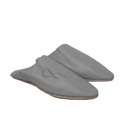Babouche marocaine homme  - Gris