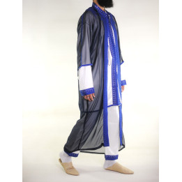 Jabador Herren 3-teilig - Off-White und Marineblau