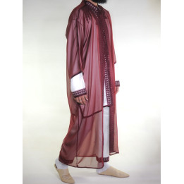 Jabador Mann 3-teilig - Off-White und Bordeaux