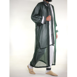 Jabador Mann 3-teilig - Off-White und Grün