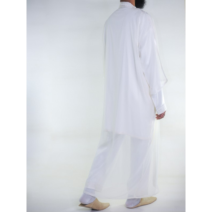 Jabador homme 3 Pièces - Blanc cassé et Crème