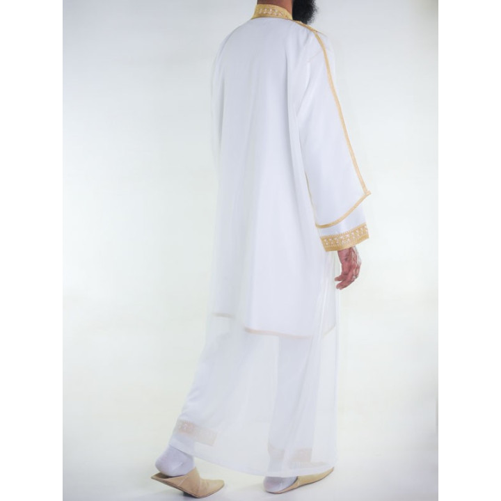 Jabador Mann 3-teilig - Off-White und Creme